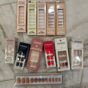Set of Dashing Diva Gloss Gel, Impress Press On and Static Nails